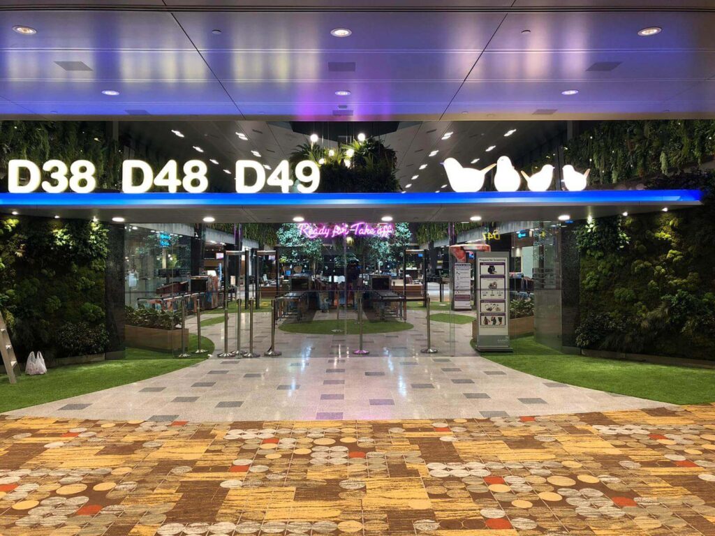 Changi airport project Terminal 1 departure hall 3