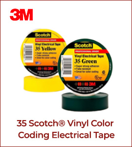 35 Scotch Vinyl Color Coding Electrical Tape