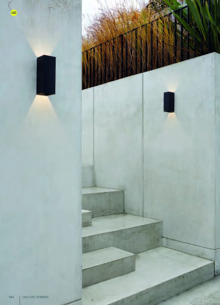 outdoor lighting wall