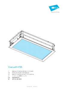 CoeLux® HT25 Installation and user manual
