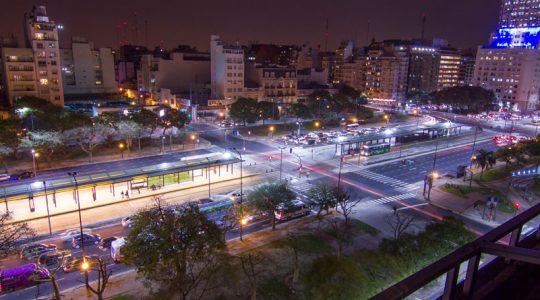 buenos aires city lights traffic led lighting interact l